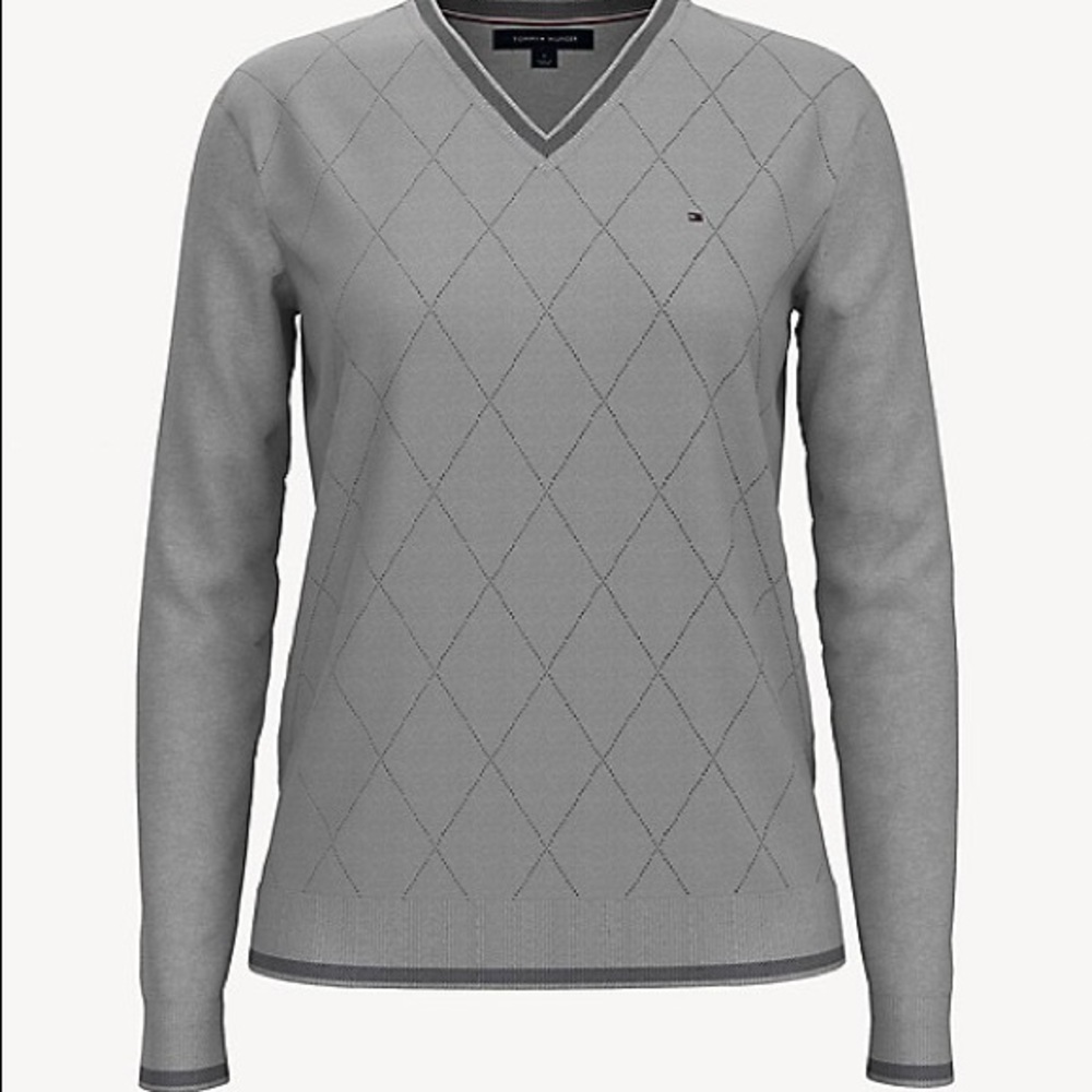 TOMMY HILFIGER
ESSENTIAL ARGYLE SWEATER